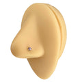 Pink Cubic Zirconia Heart Nose Stud image 0