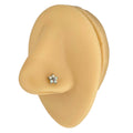 White Opal Flower Nose Stud image 0