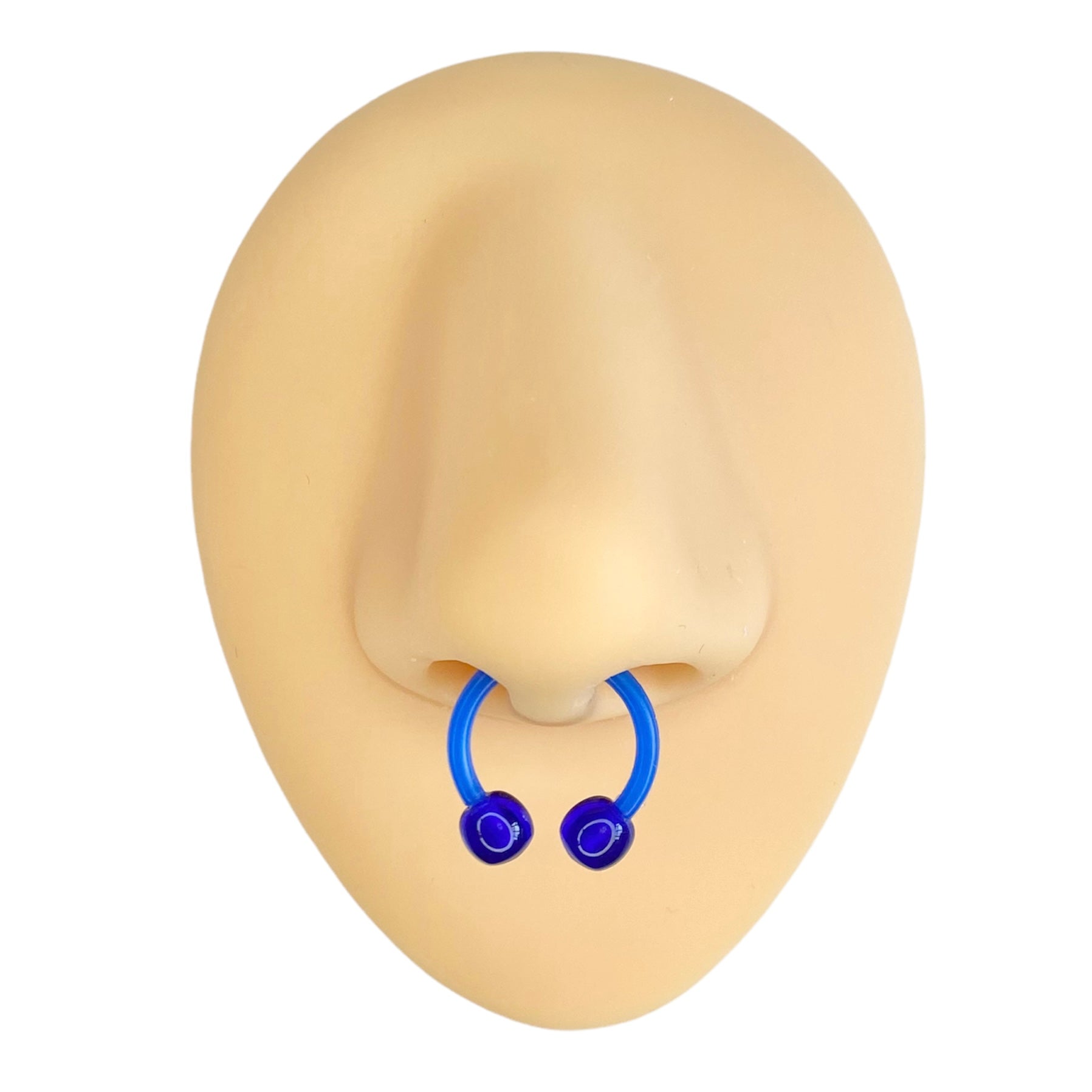 Blue Bio Flex Horseshoe Hoop  image 0