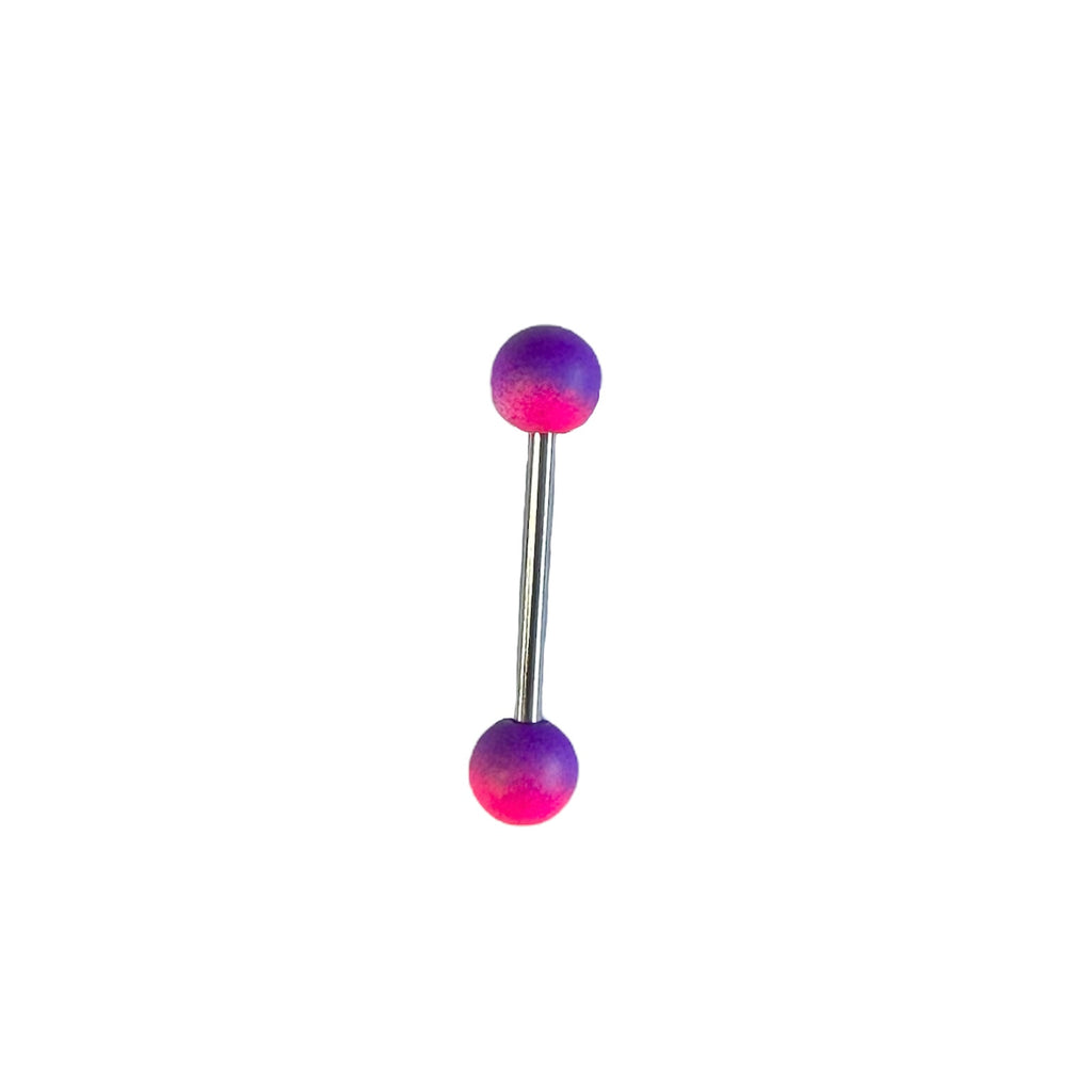 Purple & Pink Two Tone Tongue Bar image 1
