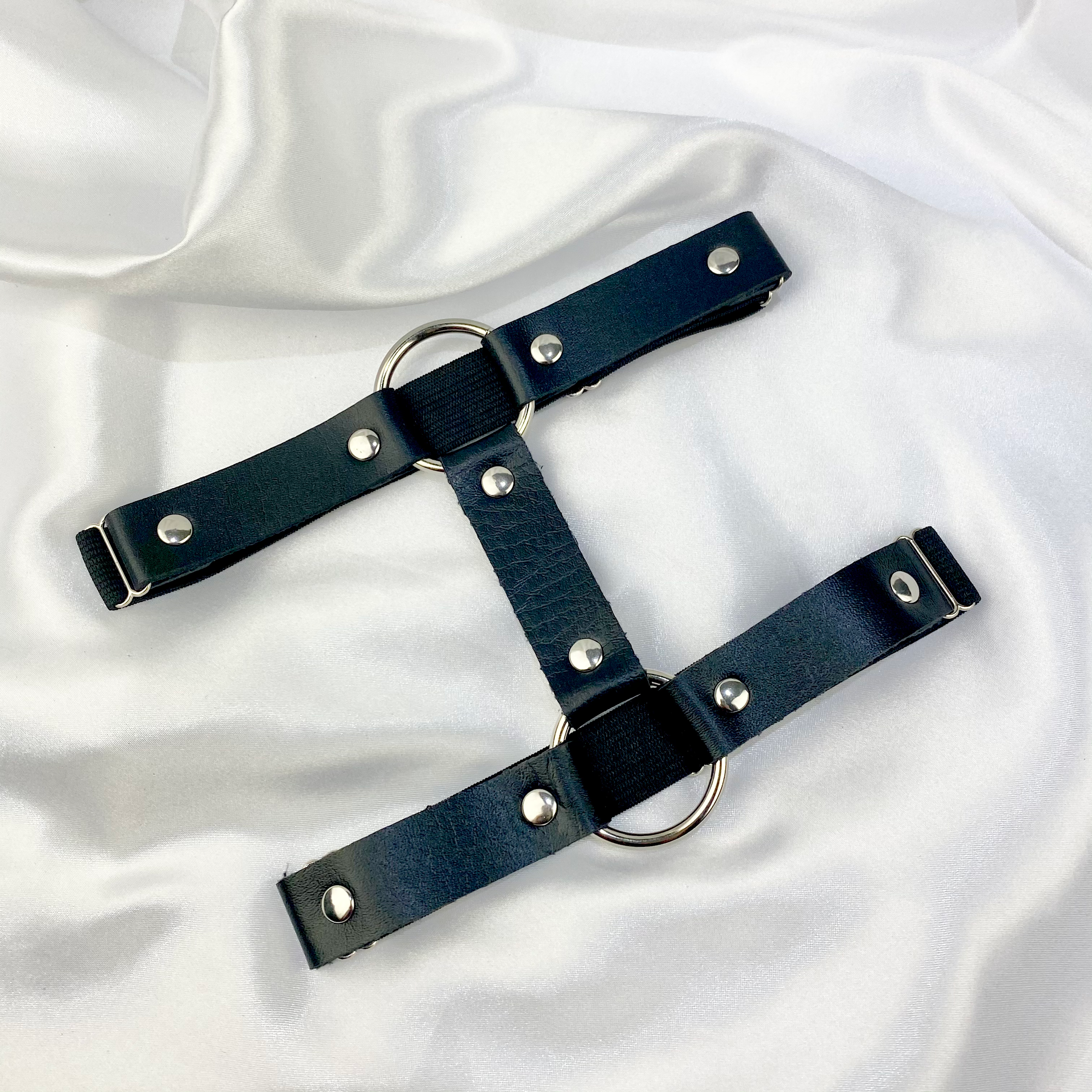 Faux Leather Leg Harness image 0