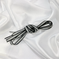 Black Retro Reflective Laces image 0