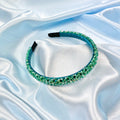 Green Blue Luxury Bead Headband image 0