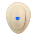 Blue Acrylic Heart Tongue Bar image 0