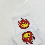 White Flame Socks  image 1