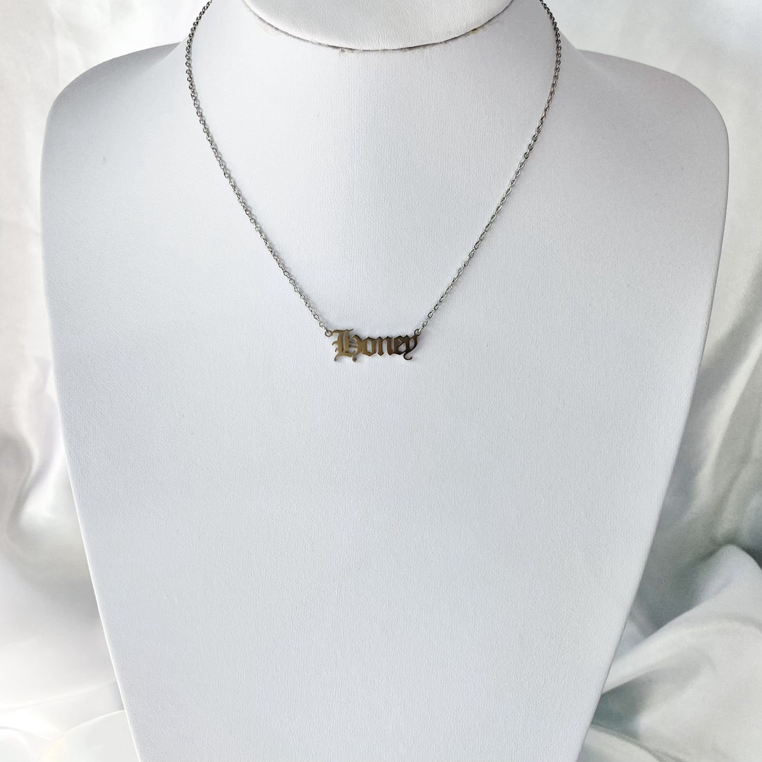Silver Honey Necklace image 1