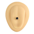 Black Press Fit Gem Ball Tongue Bar image 0
