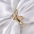 Gold King Butterfly Ring image 0