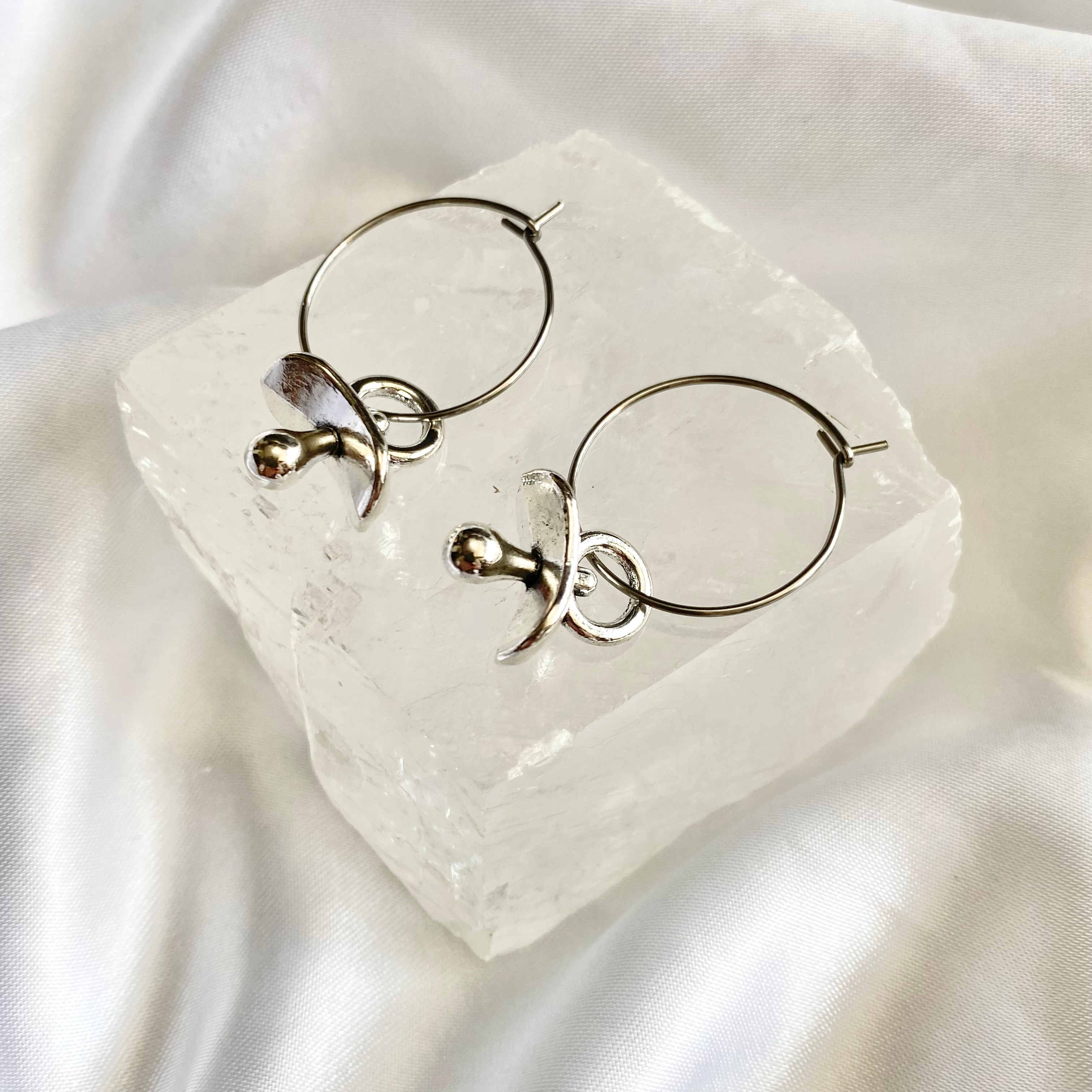 Dummy Hoop Earrings image 0