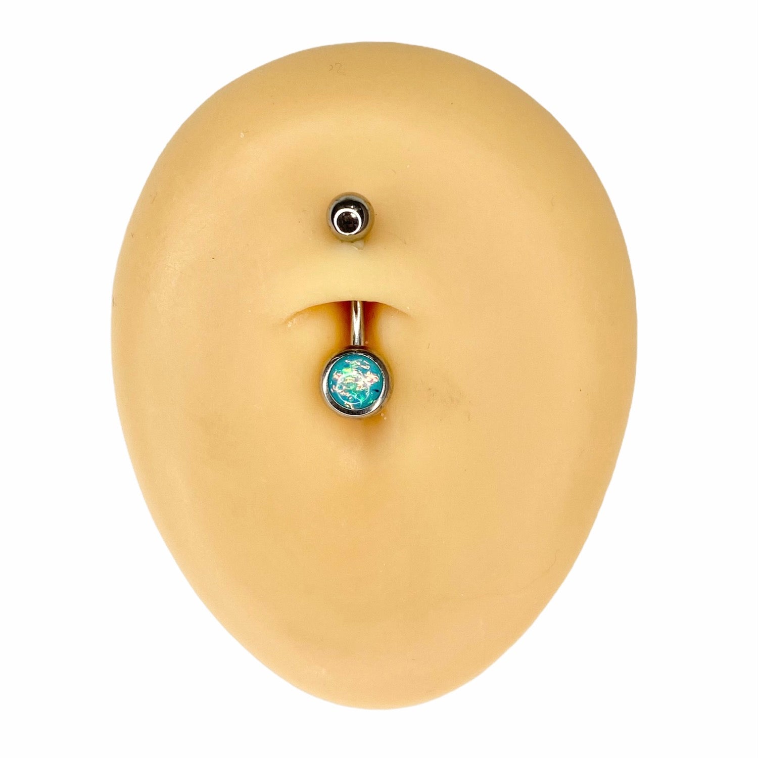 Blue Opal Glitter Belly Bar  image 0