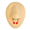 Red Bio Flex Horseshoe Hoop  image 0