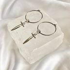 Sword Hoop Earrings image 0