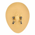 Clear CZ Eye Dangle Playboy Nipple Bar image 0