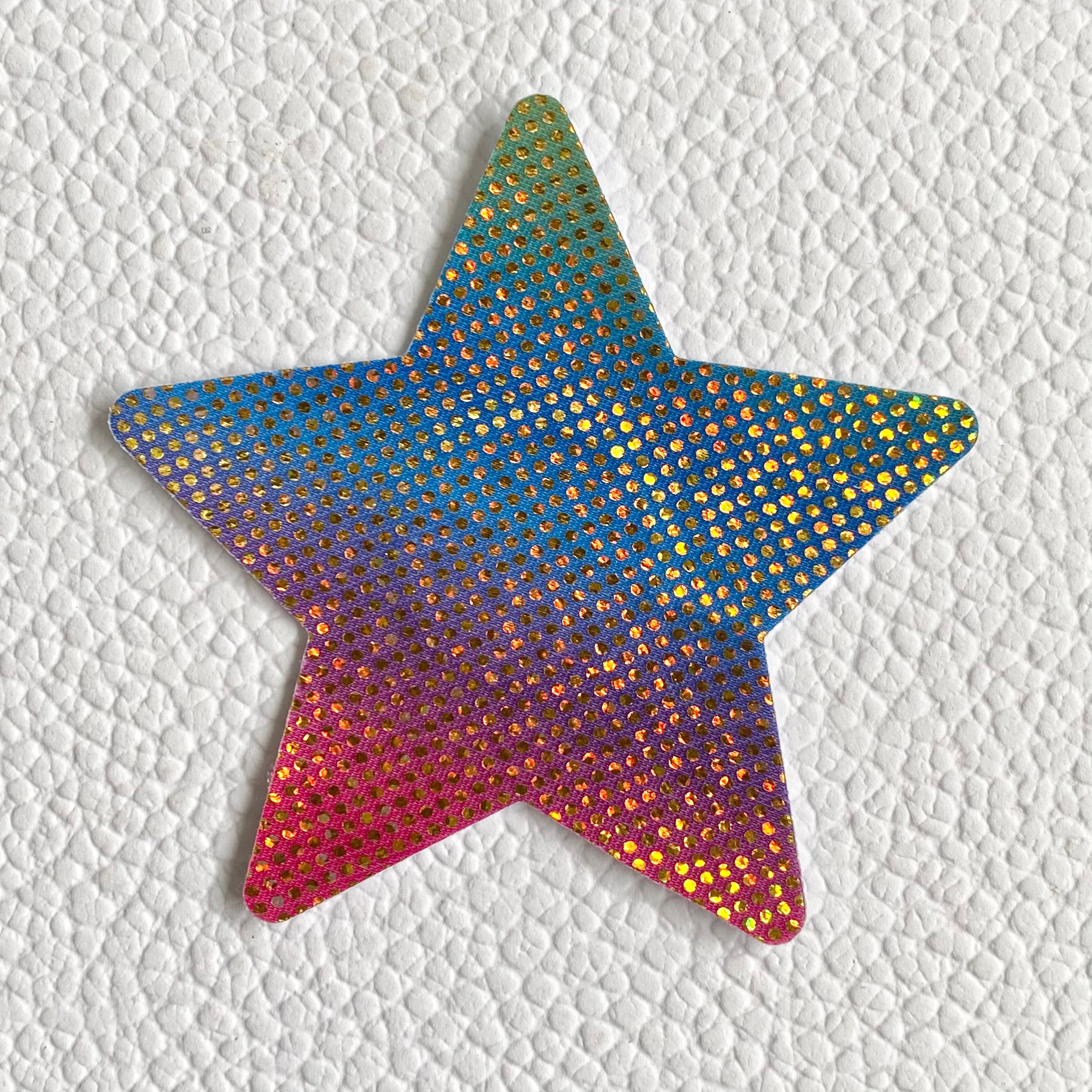 Gold Rainbow Star Nipple Covers image 0