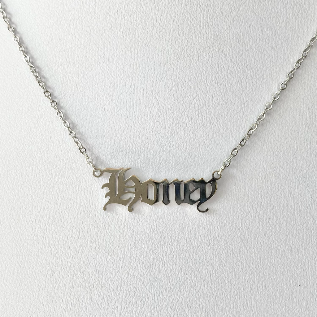 Silver Honey Necklace image 0