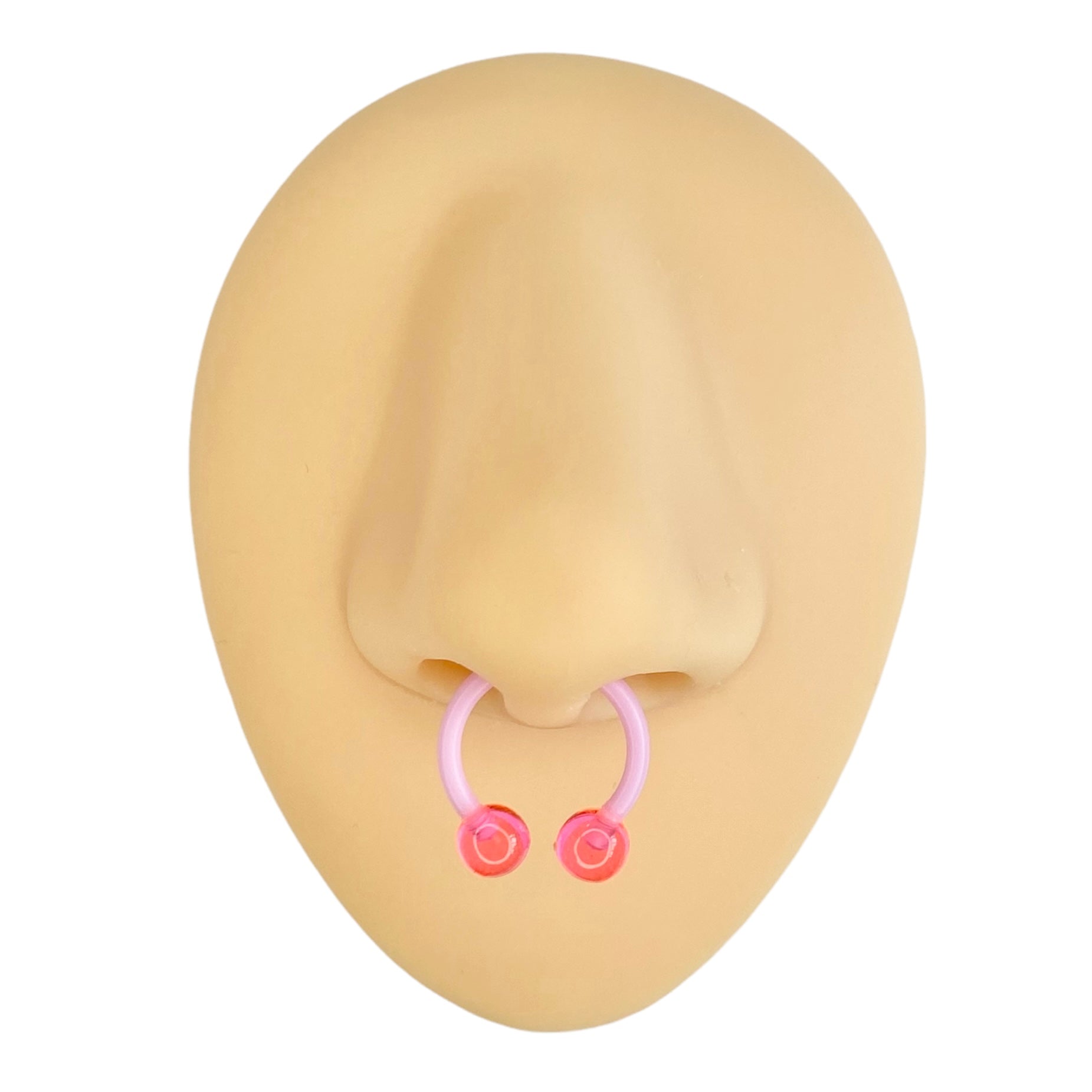 Pink Bio Flex Horseshoe Hoop  image 0
