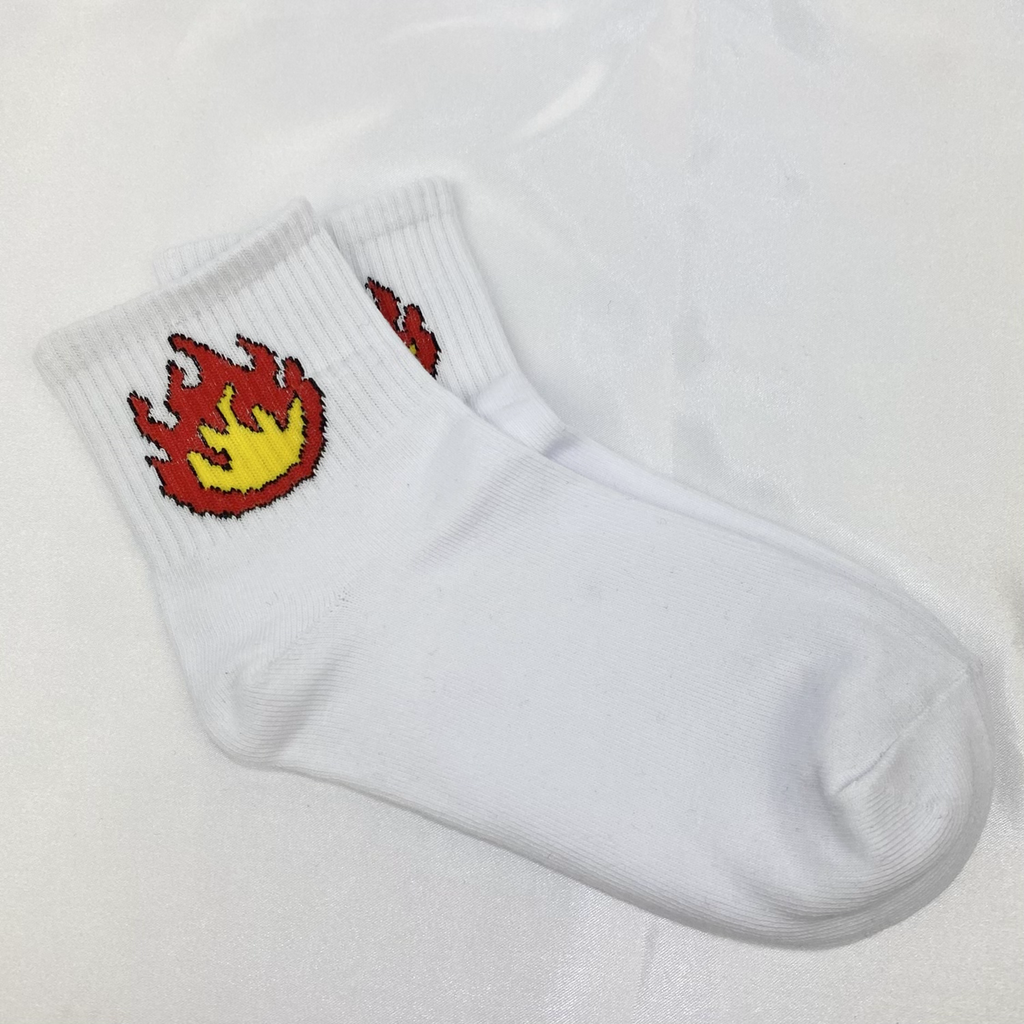White Flame Socks  image 2