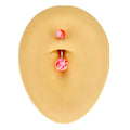Pink Marble Effect Belly Bar  image 0