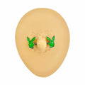 Green Opal Glitter Playboy Nipple Bar image 0