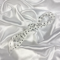 White Reflective Star Shoe Laces image 0
