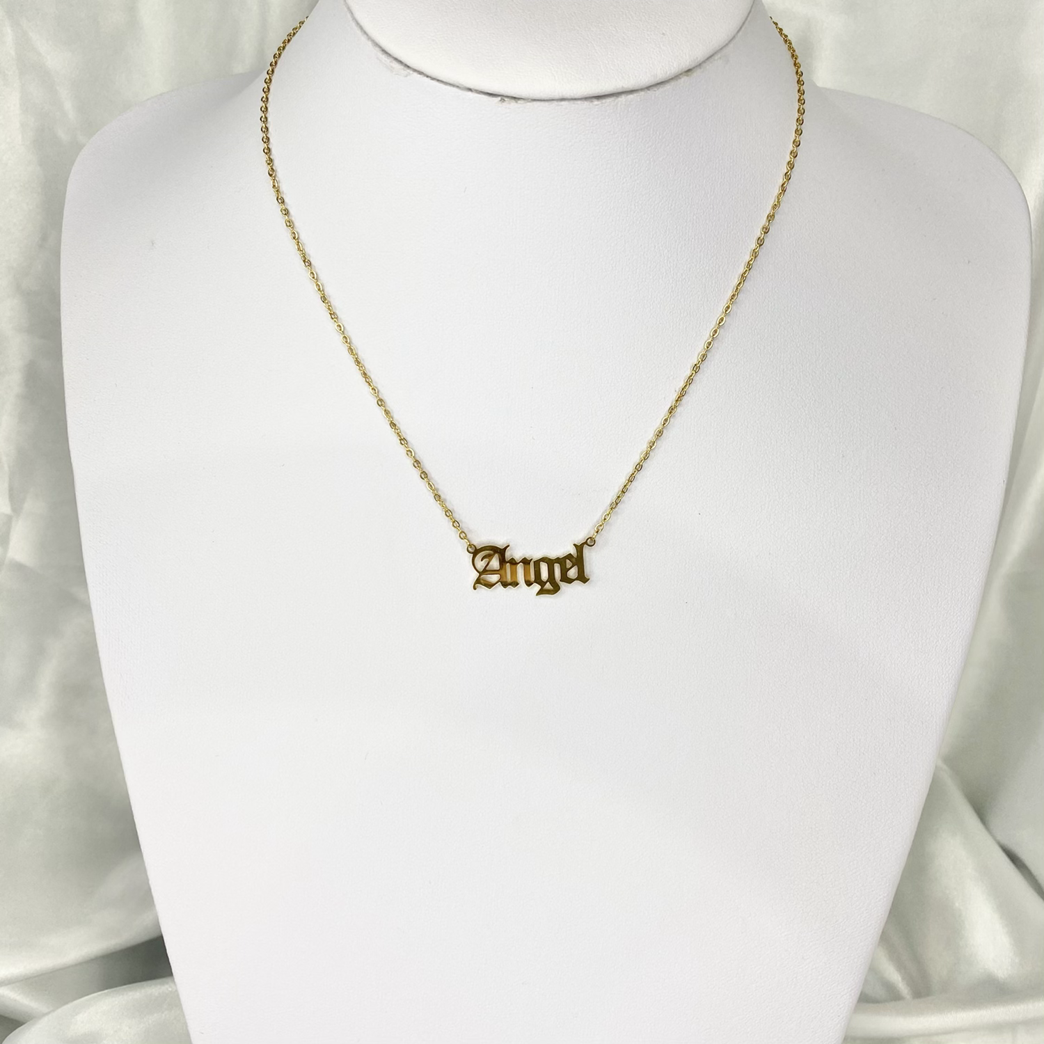 Gold Angel Necklace image 1