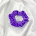Purple Velvet Scrunchie image 0