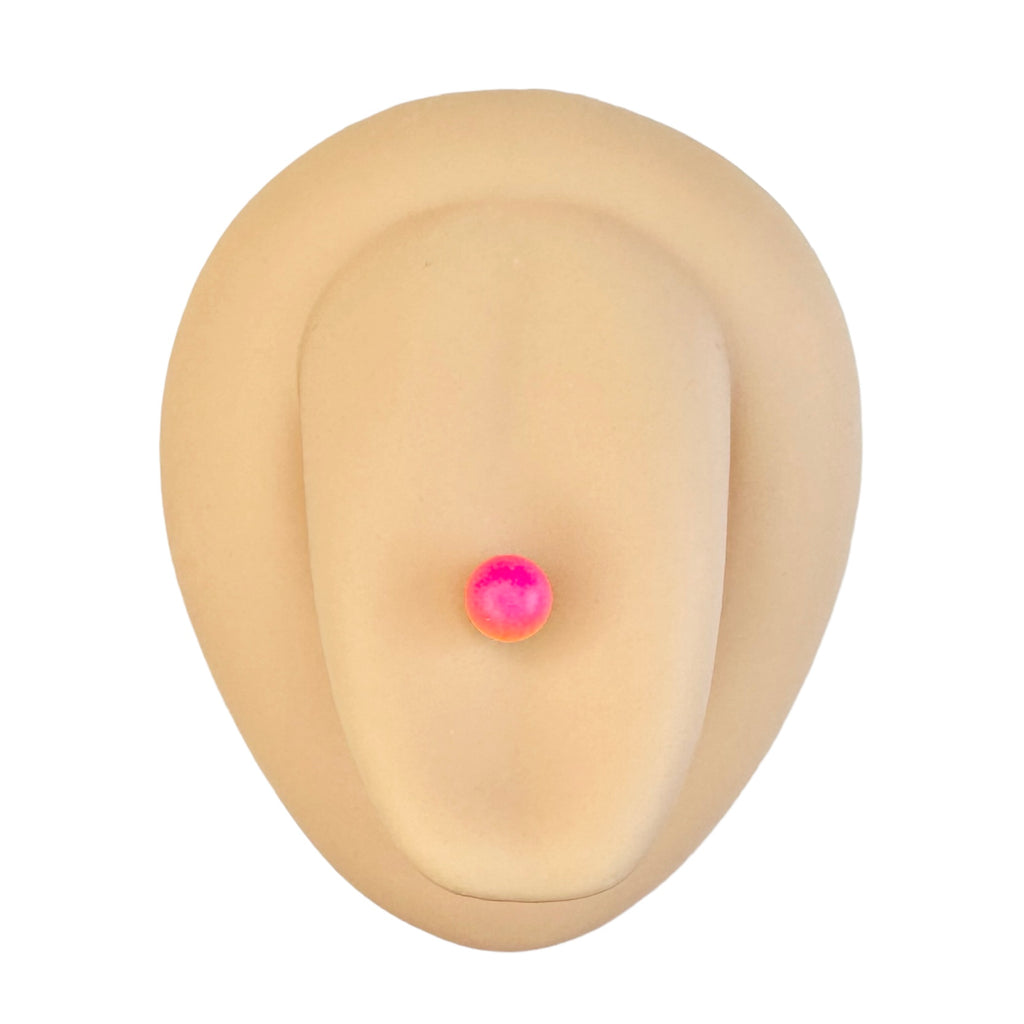 Pink & Yellow Two Tone Tongue Bar image 0
