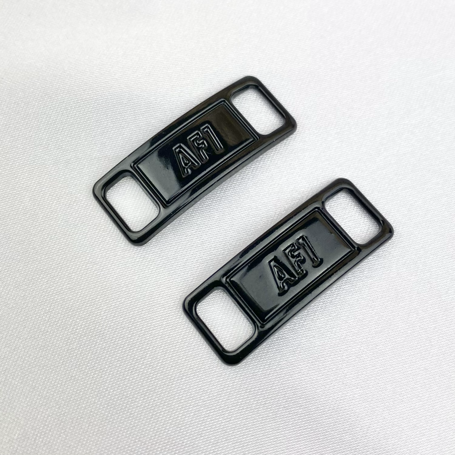 Black AF1 Shoe Lace Buckle image 0