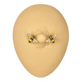 Gold Bee Nipple Bar image 0