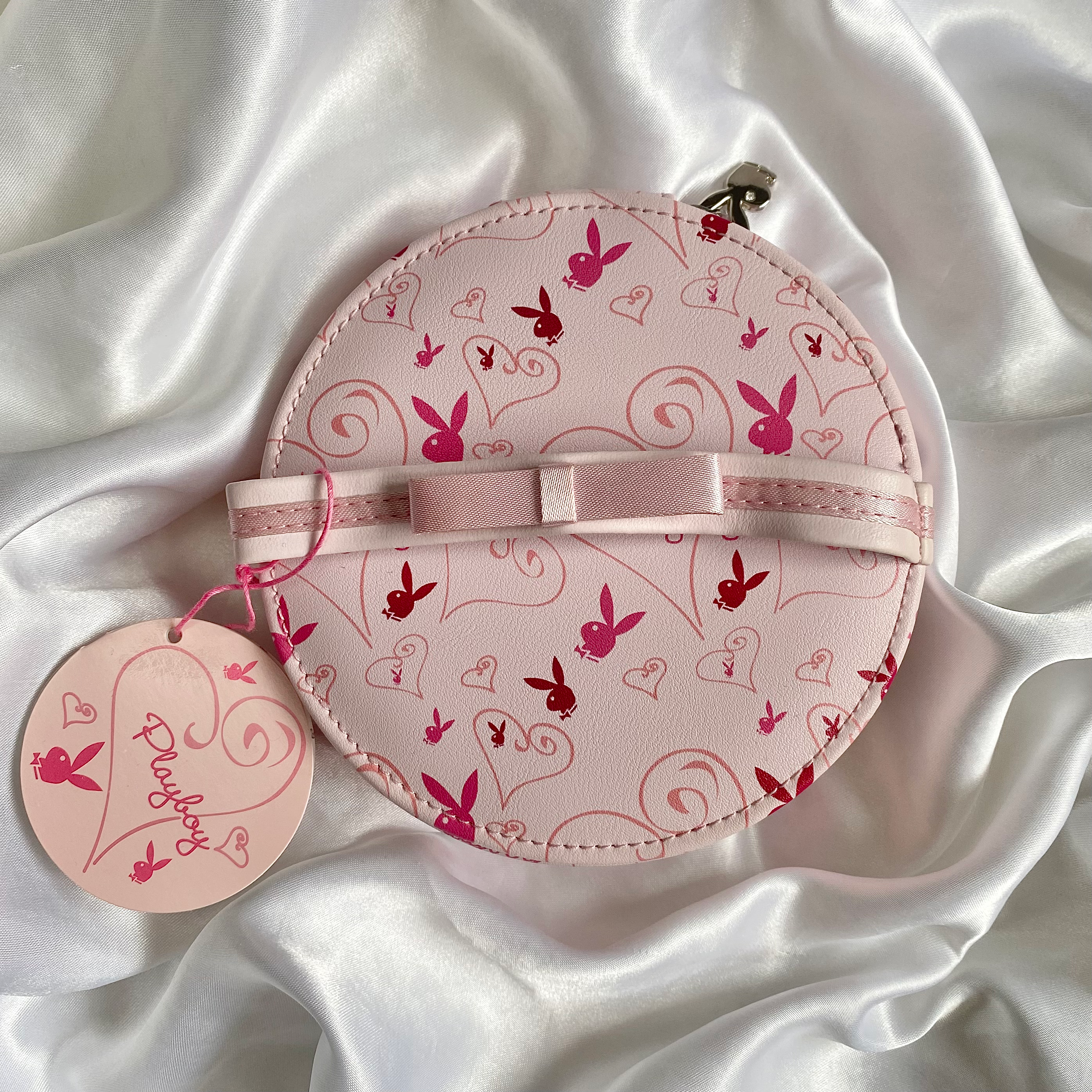Pink Y2K Playboy Mirror Jewellery Box image 0