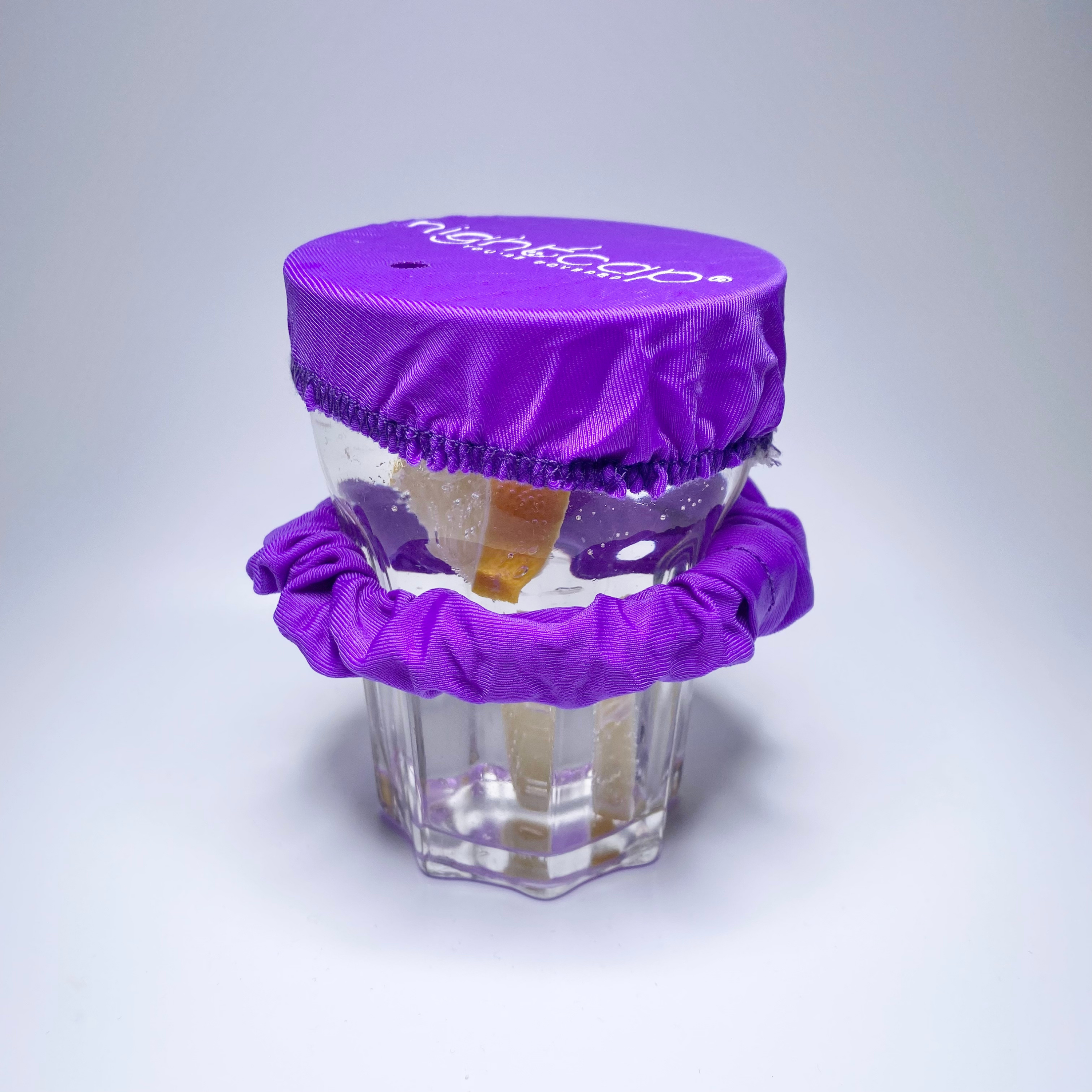 Purple NightCap® Spike Prevention Scrunchie image 1