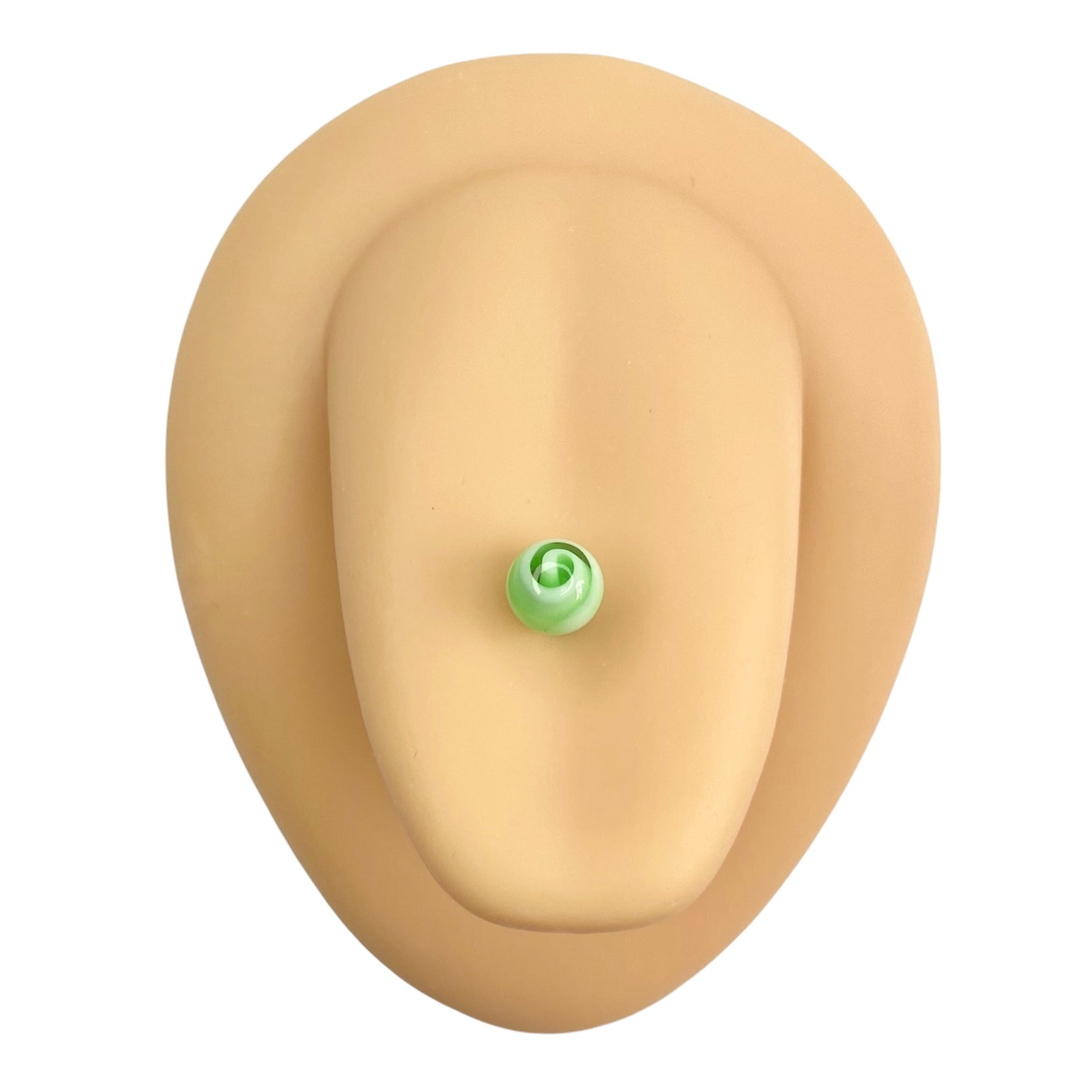 Green Swirl Tongue Bar image 0