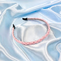 Baby Pink Twisted Bead Headband image 0