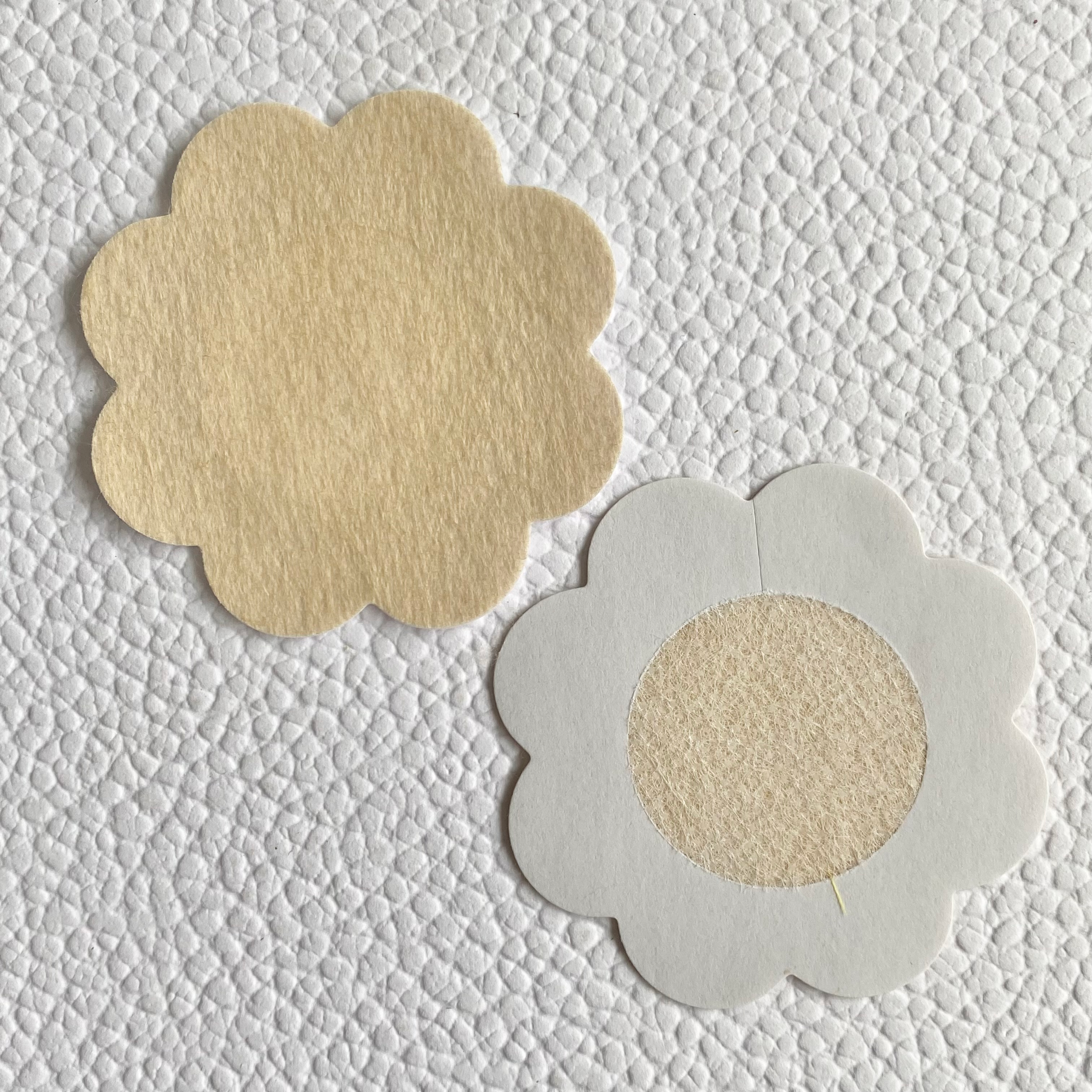 Nude Flower Nipple Covers Set image 0