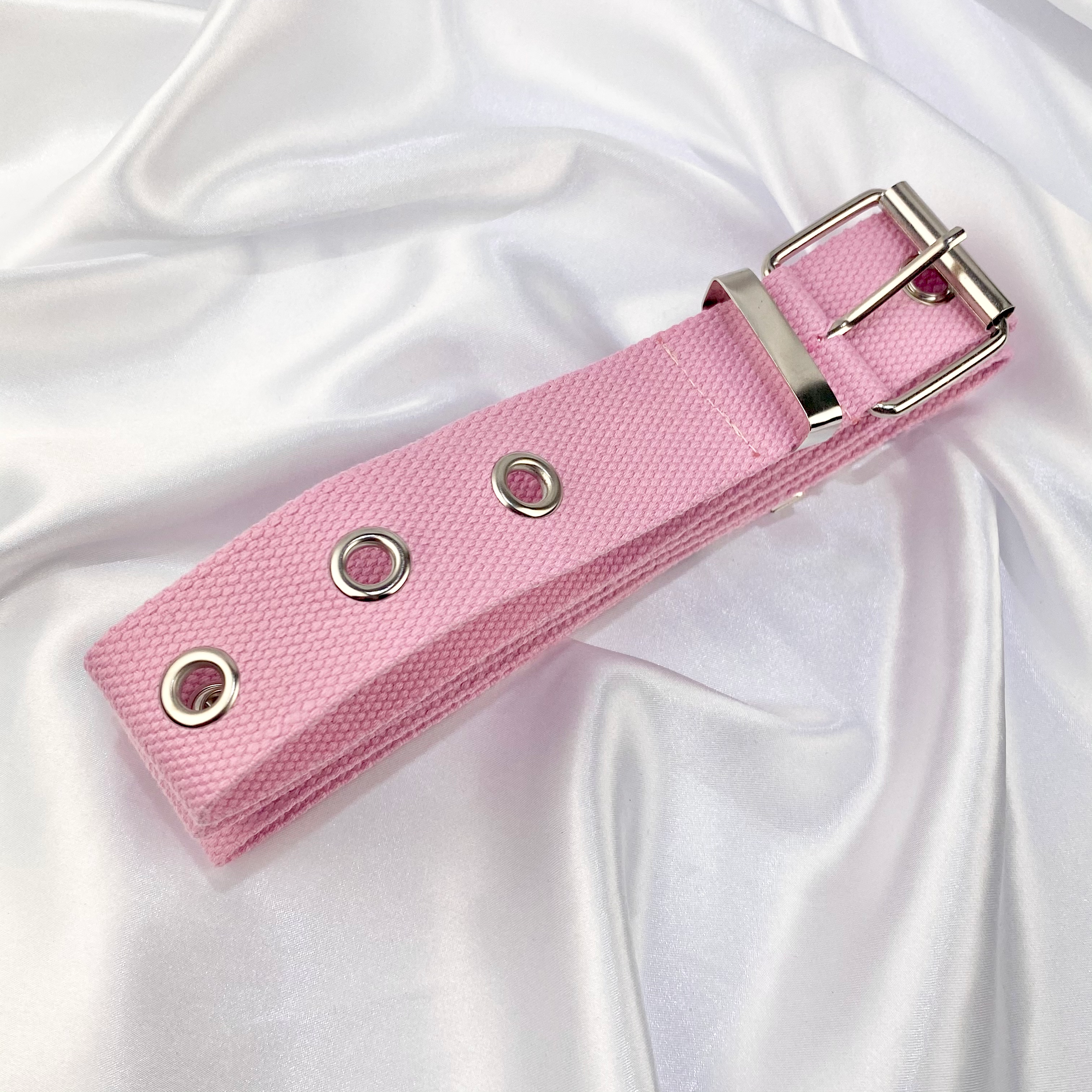 Pink Eyelet Buckle Belt image 0