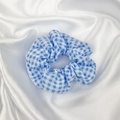 Blue Gingham Scrunchie image 0