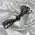 Black Reflective Star Shoe Laces image 0