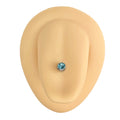 Aqua Press Fit Gem Ball Tongue Bar image 0