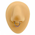Pink CZ Bendable Hoop  image 0